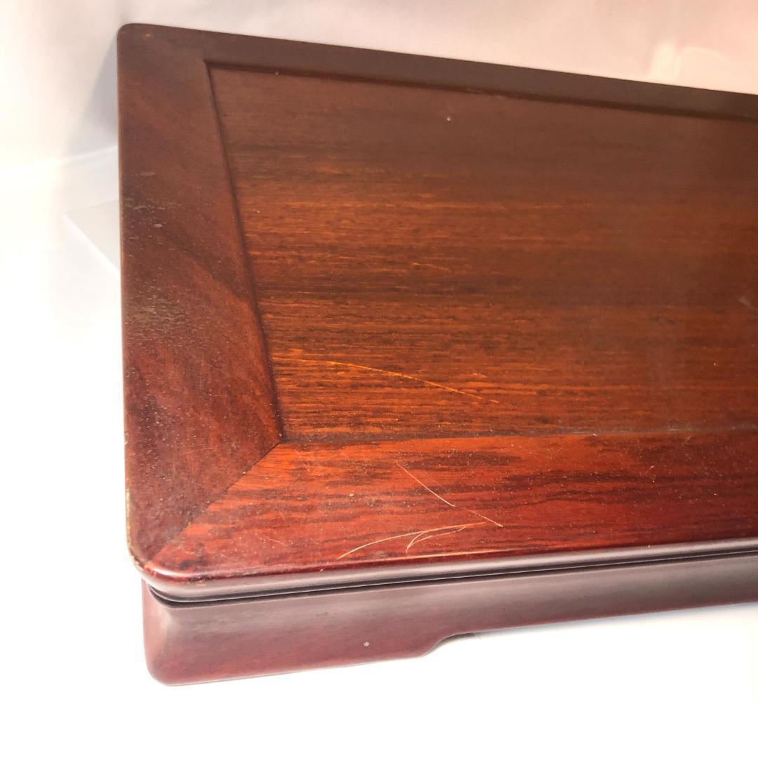 盆栽台,　花台　飾り台 盆栽卓　56㎝、3.0kg 天然木アンティーク