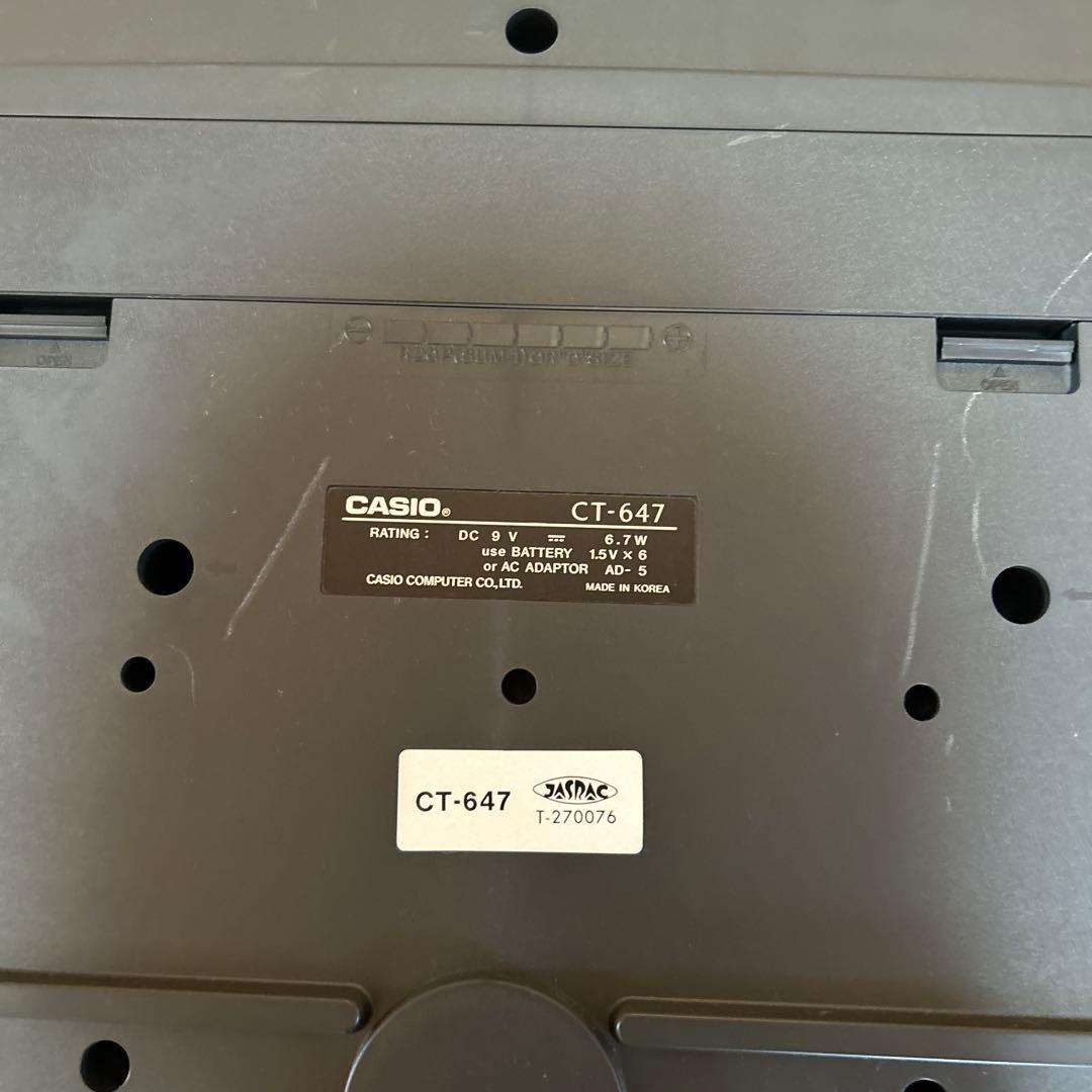 電子ピアノCASIO CT-G47 61鍵 ブラック 61鍵 キーボード