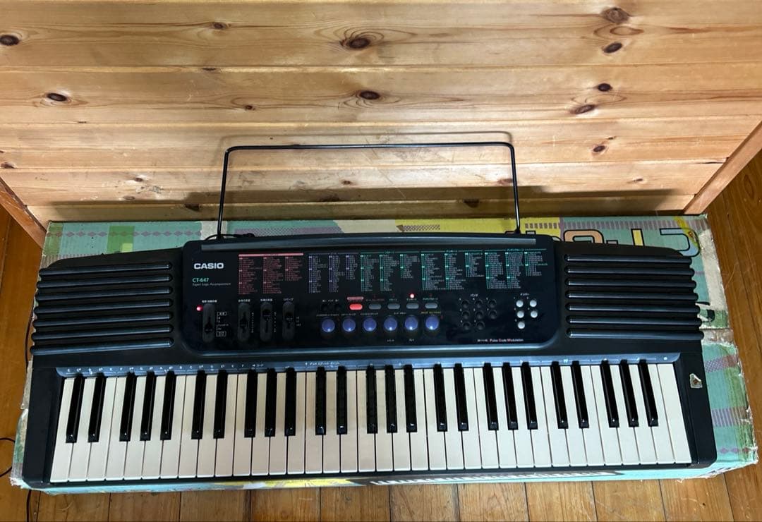 電子ピアノCASIO CT-G47 61鍵 ブラック 61鍵 キーボード