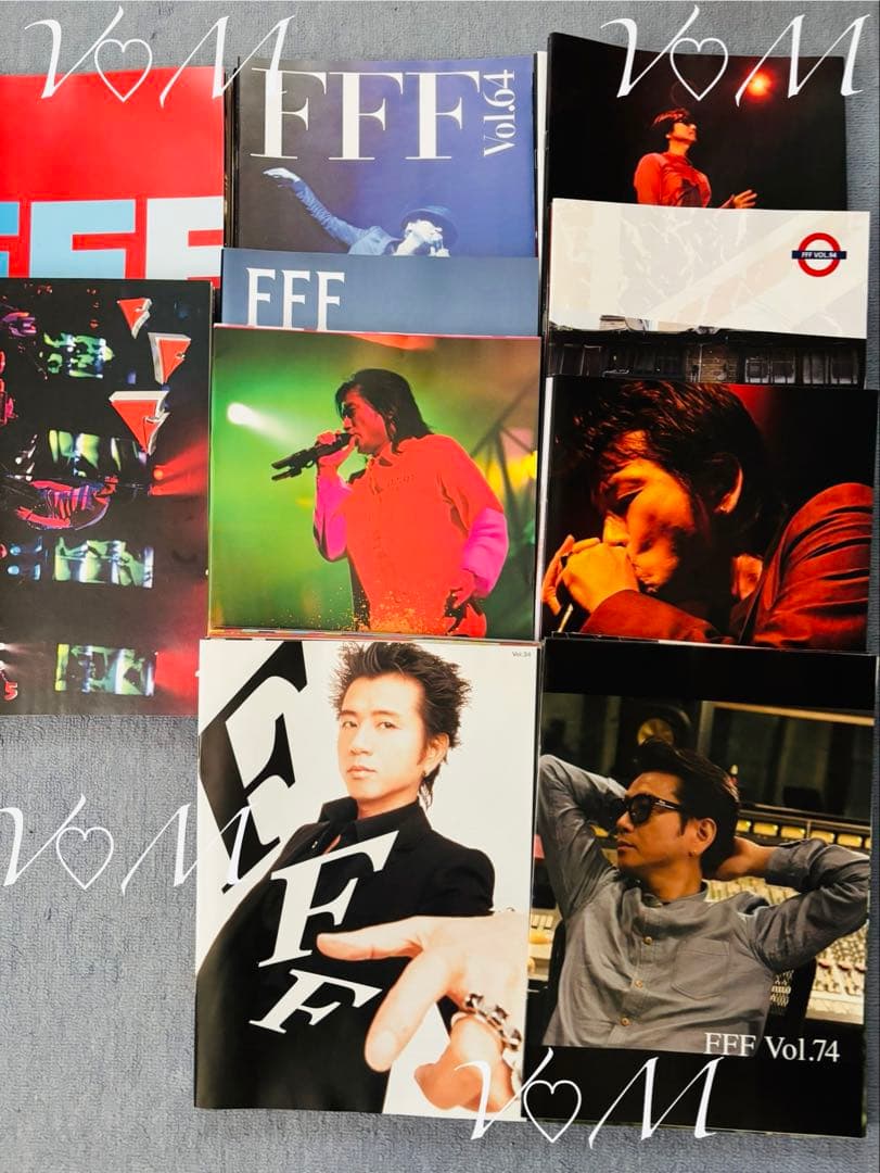 フミヤさん♡ ファンクラブ 会報 vol.15〜126まで 100冊 藤井フミヤ