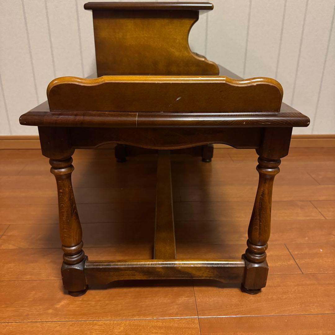 カリモク　テレフォンベンチ　グランドコロニアル　ヨークタウン　レトロ　家具