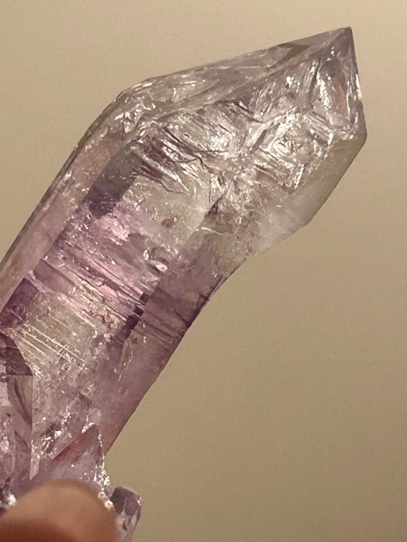 【超希少　メキシコベラクルス産　女神のアメジスト　透明感高・:*+.】