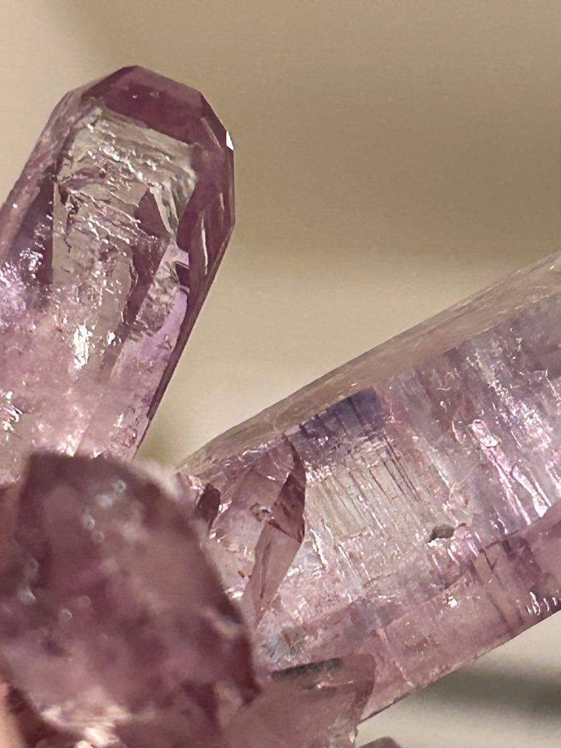 【超希少　メキシコベラクルス産　女神のアメジスト　透明感高・:*+.】