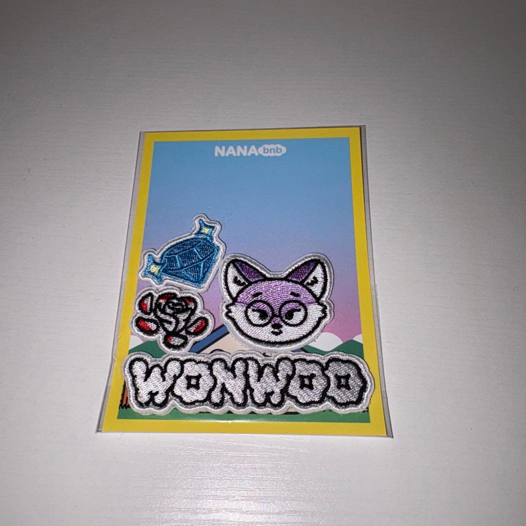 NANA bnb WONWOO ワッペン 4ピースセット