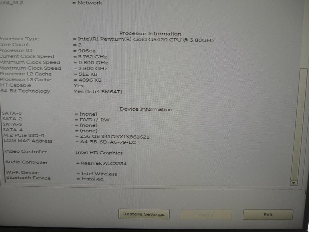 Precision 3431 Pentium G5420/メモリなし/HDDなし