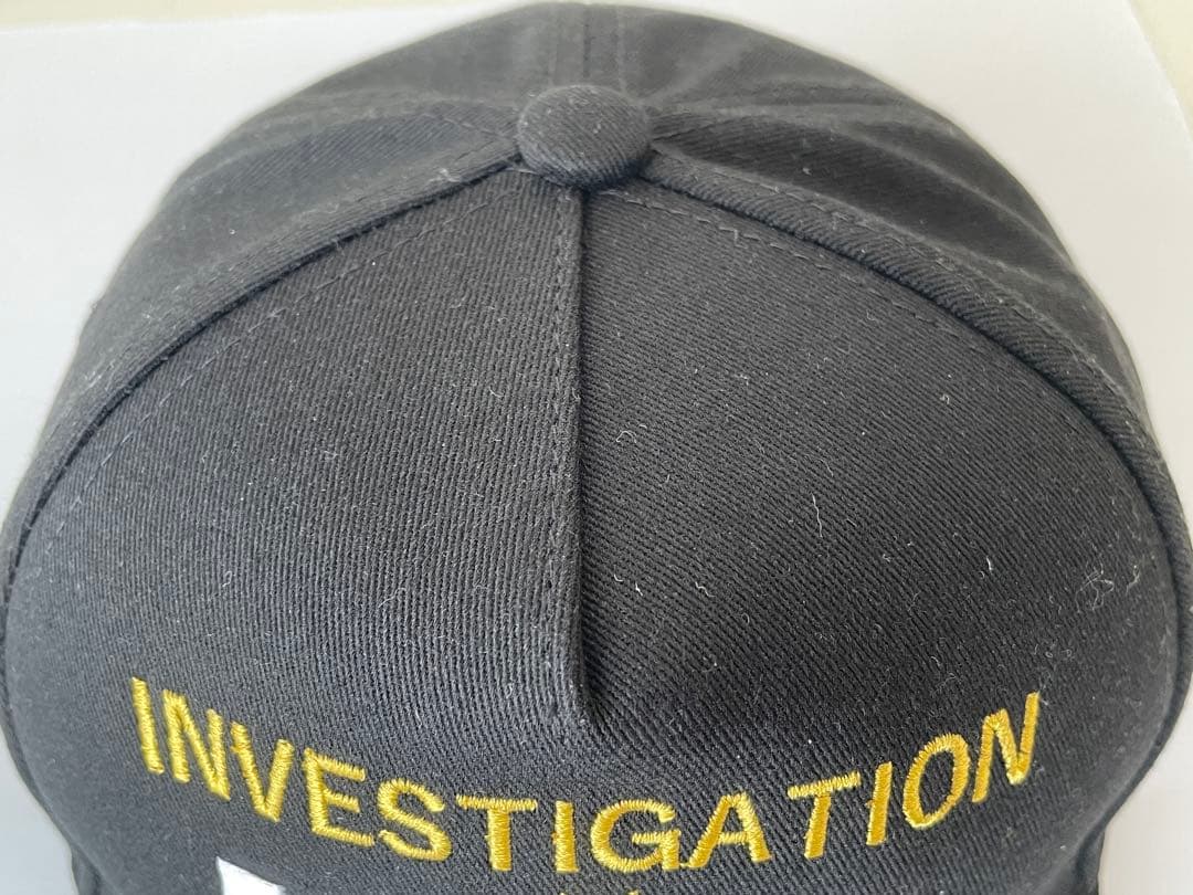 INVESTIGATION MPD 帽子 刺繍キャップ