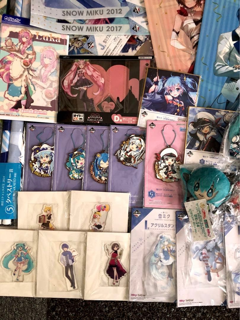 初音ミク一番くじ39の日　雪ミク　MIKU 桜ミクなど　60点まとめ売り