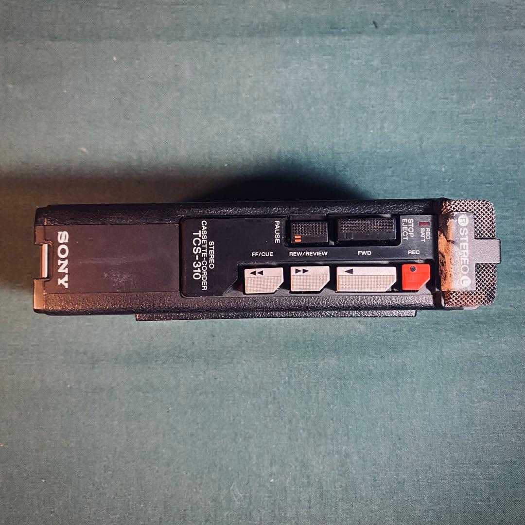 SONY TCS-310 ステレオ録音カセットプレーヤー (ジャンク)