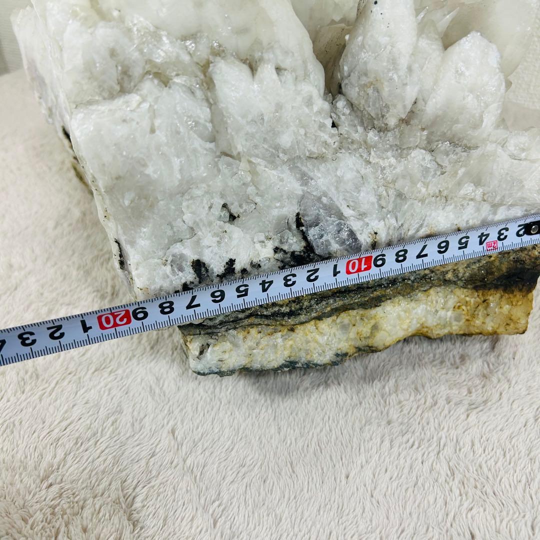 水晶クラスター　白水晶　原石　天然石【特大　約21kg】