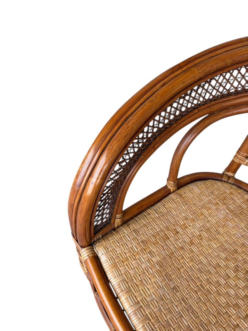 S*Y様 【美品】ラタンソファ 二人掛け チェア 藤製 アンティーク