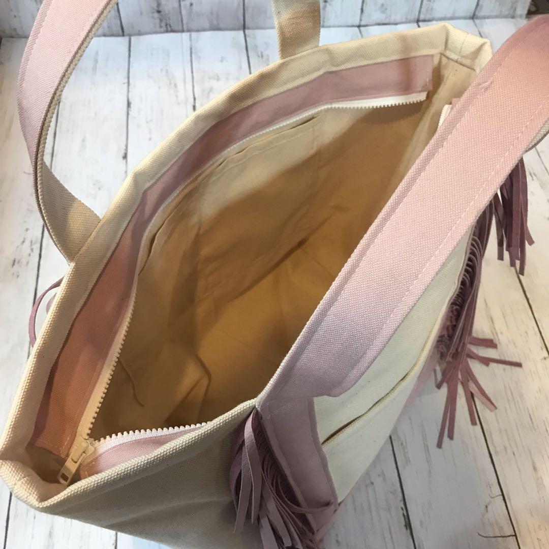 オーダー受付中.*・゜ フリンジバッグ フリンジトート ミニトート