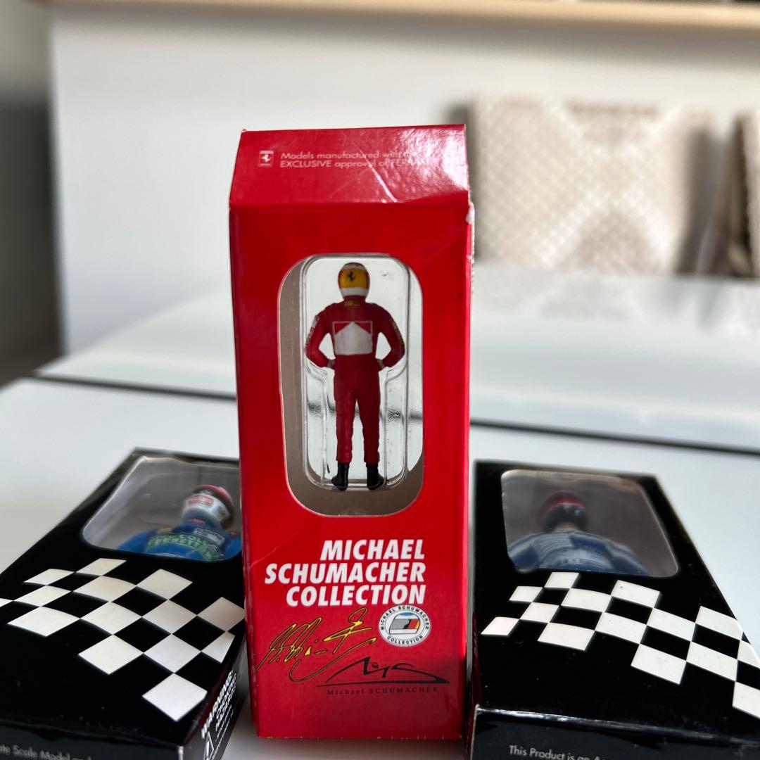 ミニチャンプスドライバーフィギュアとMichaelSchumacher等5セット