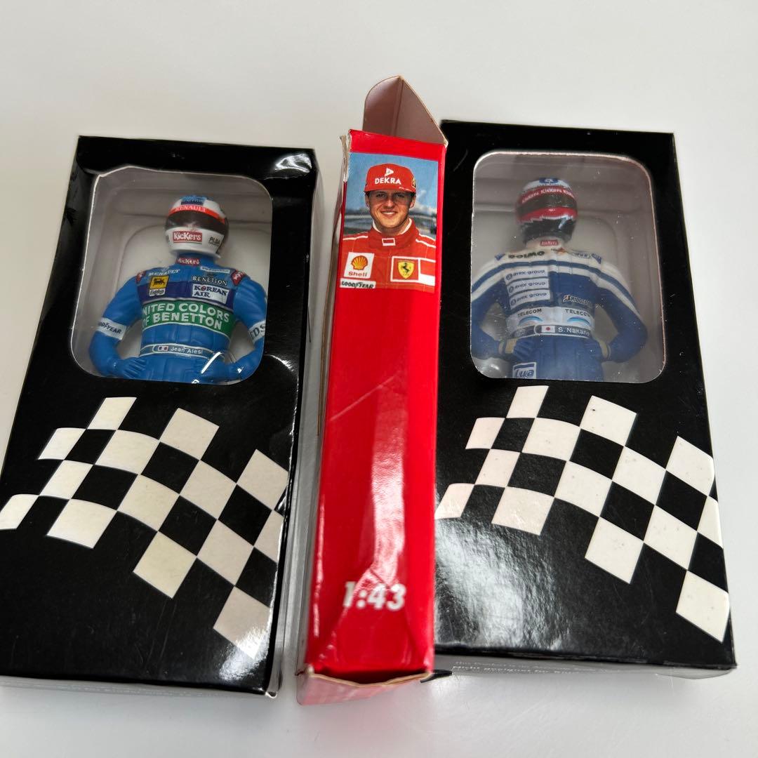 ミニチャンプスドライバーフィギュアとMichaelSchumacher等5セット