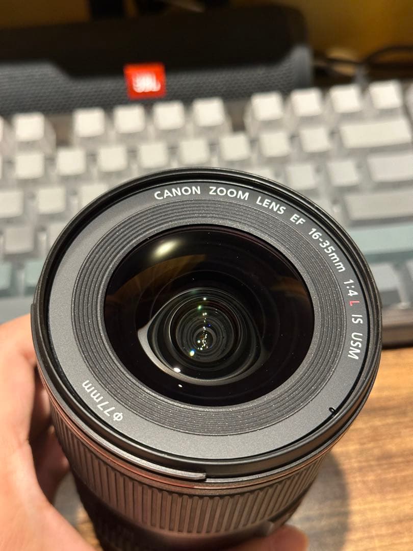 【美品】Canon広角ズームレンズ EF 16-35mm F4L IS USM