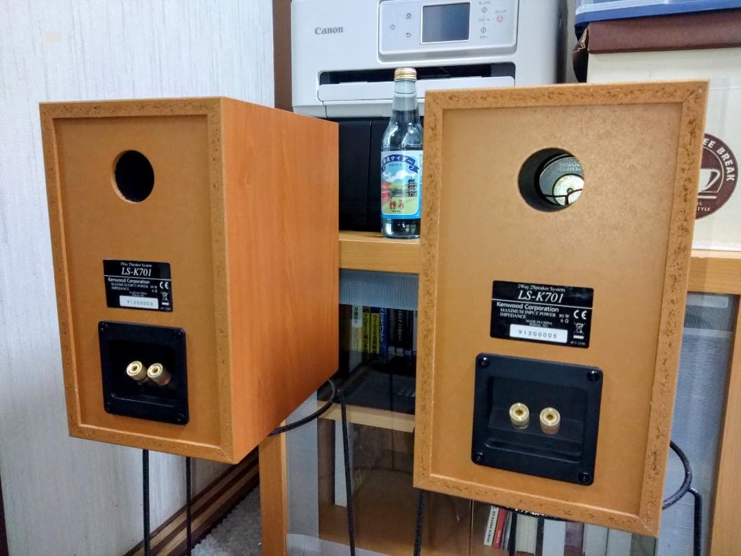 【オーディオ銘機賞を受賞】 KENWOOD LS-K701 小型スピーカー 1組