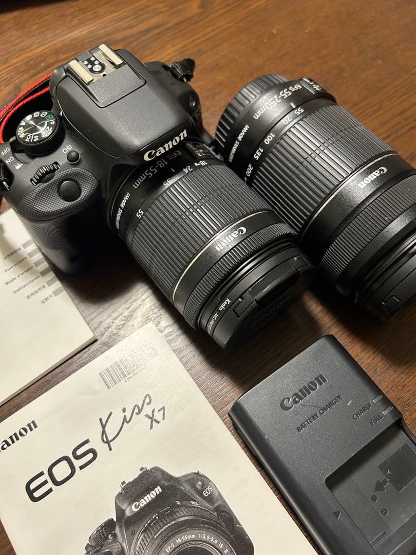 Canon EOS Kiss X7 ダブルレンズセット
