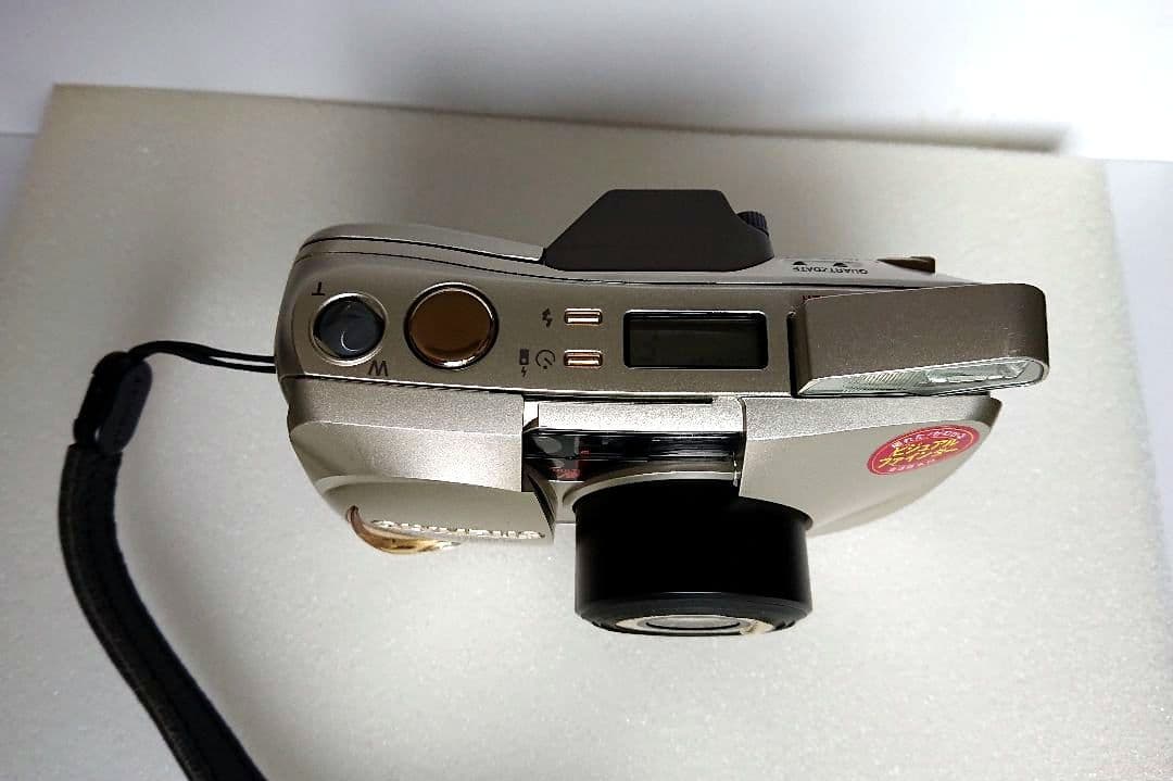 OLYMPUS μ[mju:] ZOOM 140 VF ゴールドフィルムカメラ