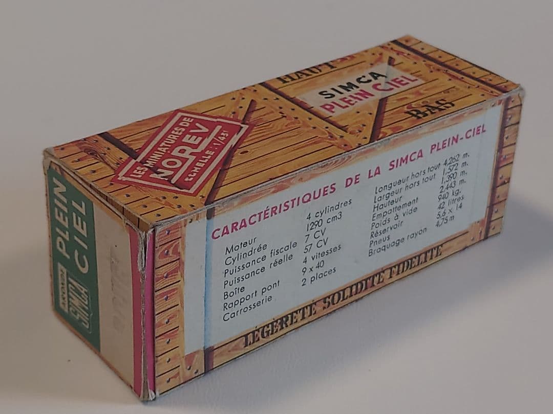 【SALE】 NOREV SIMCA PLEIN-CIEL