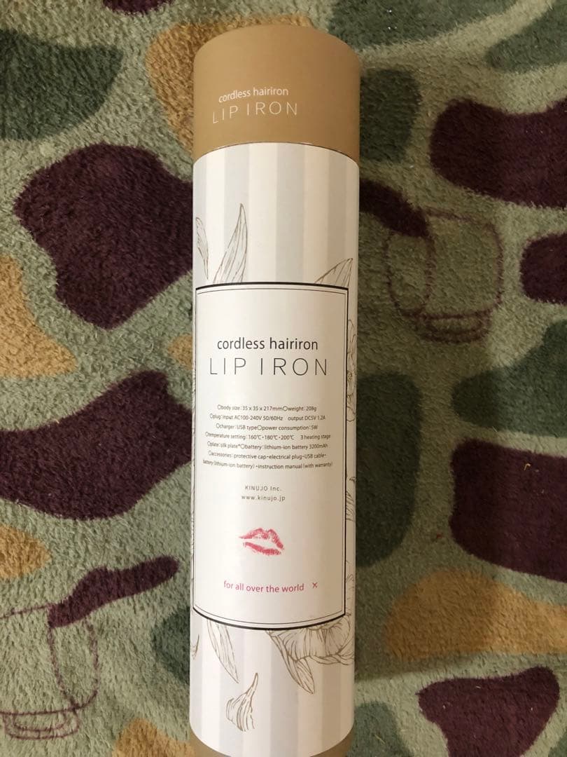KINUJO コードレスヘアアイロン LIP IRON