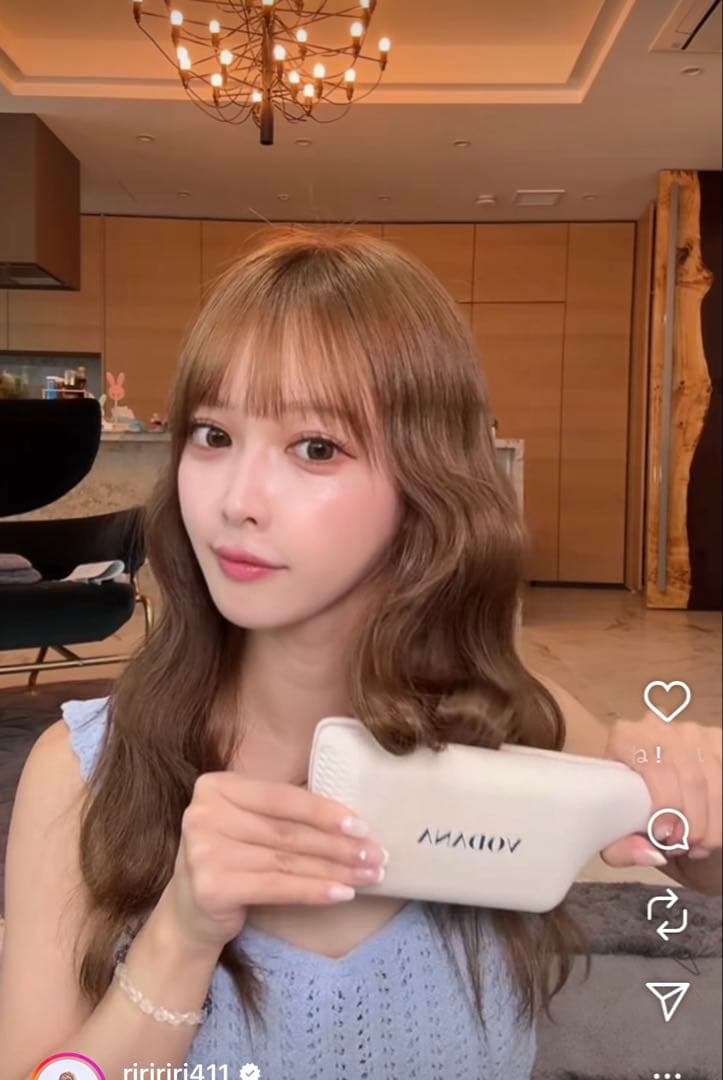 vodana 波巻きトリプルウエーブアイロン　コテ 32mm