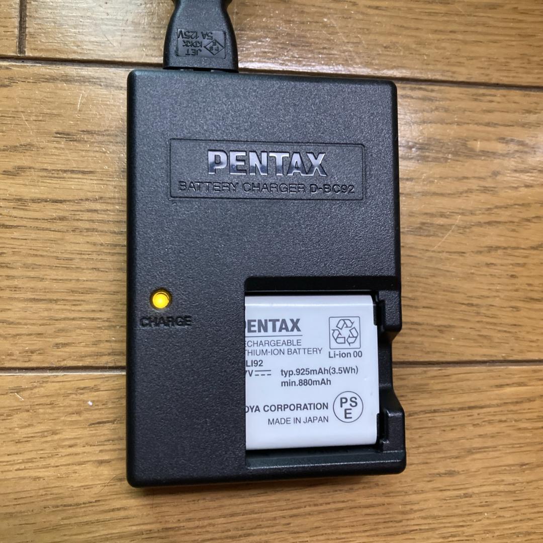 【動作品】PENTAX Optio RZ10 デジカメ ブラック 黒 コンデジ