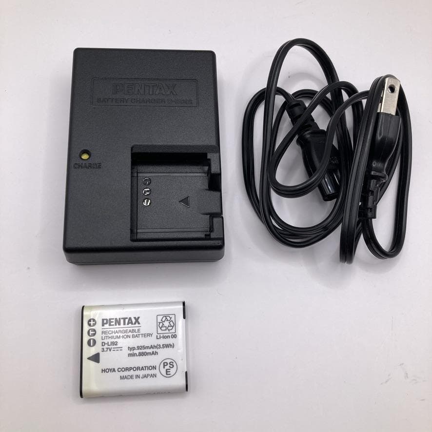 【動作品】PENTAX Optio RZ10 デジカメ ブラック 黒 コンデジ