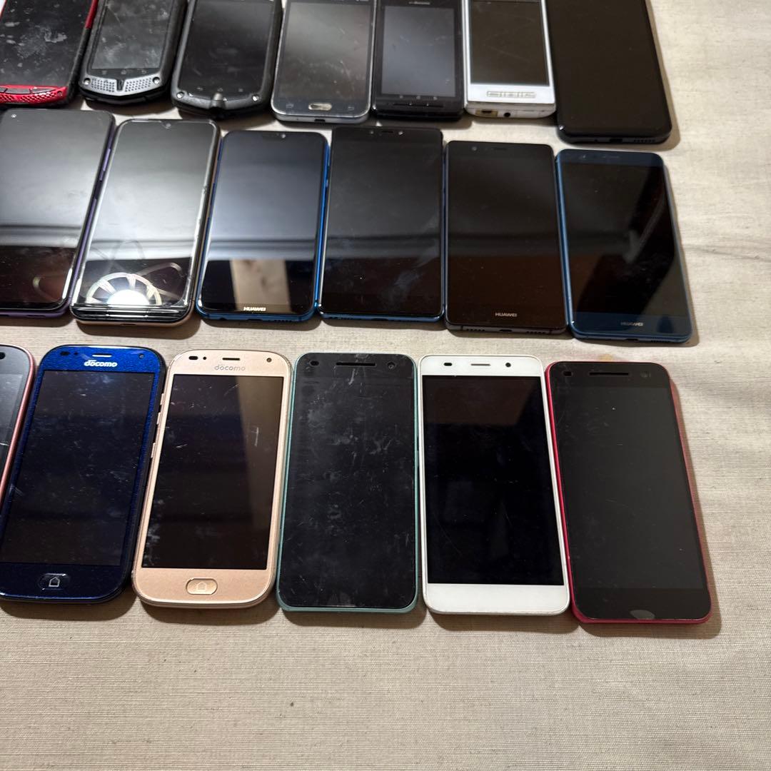 スマホAndroido スマートフォン 46台まとめ売り ジャンク ファーウェイ