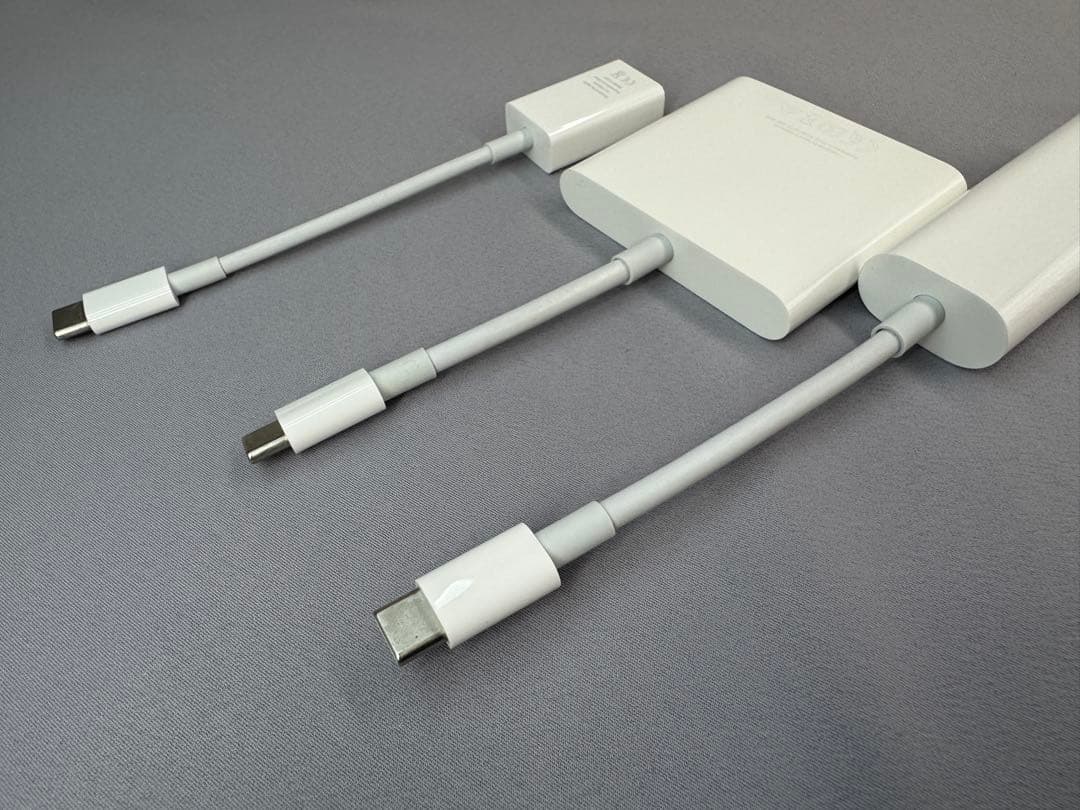 【Apple純正】アダプタ A1632 A2119 A1790 セット