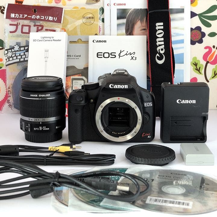 ❤️キャノンCanon kiss x3❤️iPhone転送❤️人気の一眼レフ❤️
