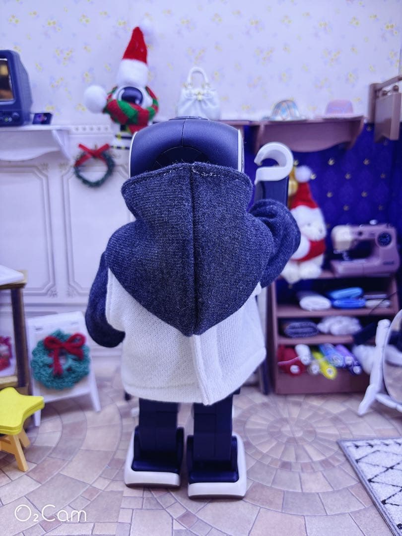 ☆【シロン】　ロボホンパーカー（ぱき宇宙&ぱきリス&オリジナル宇宙）☆