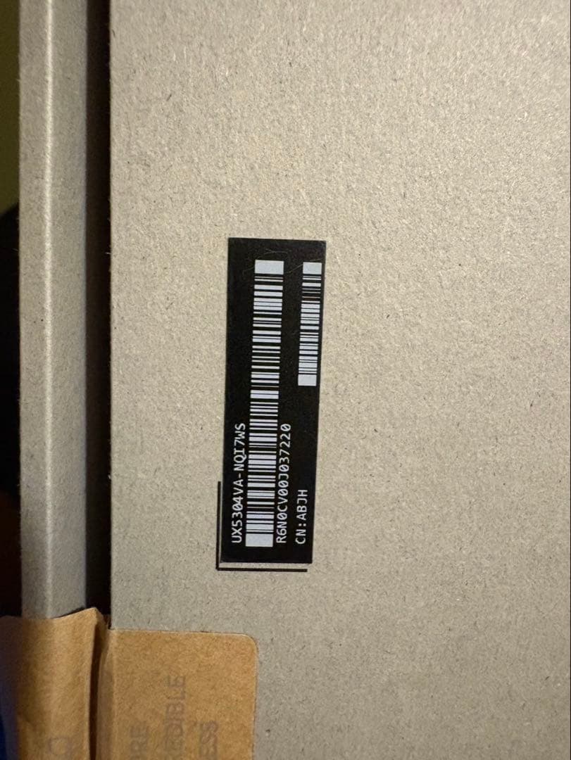 その他ノートPC本体 ASUS ZenbookS13Corei7 16GB/512GB