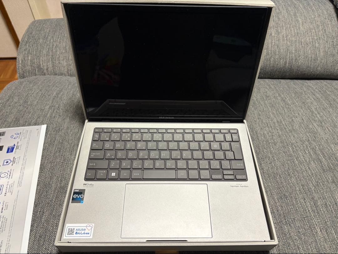 その他ノートPC本体 ASUS ZenbookS13Corei7 16GB/512GB