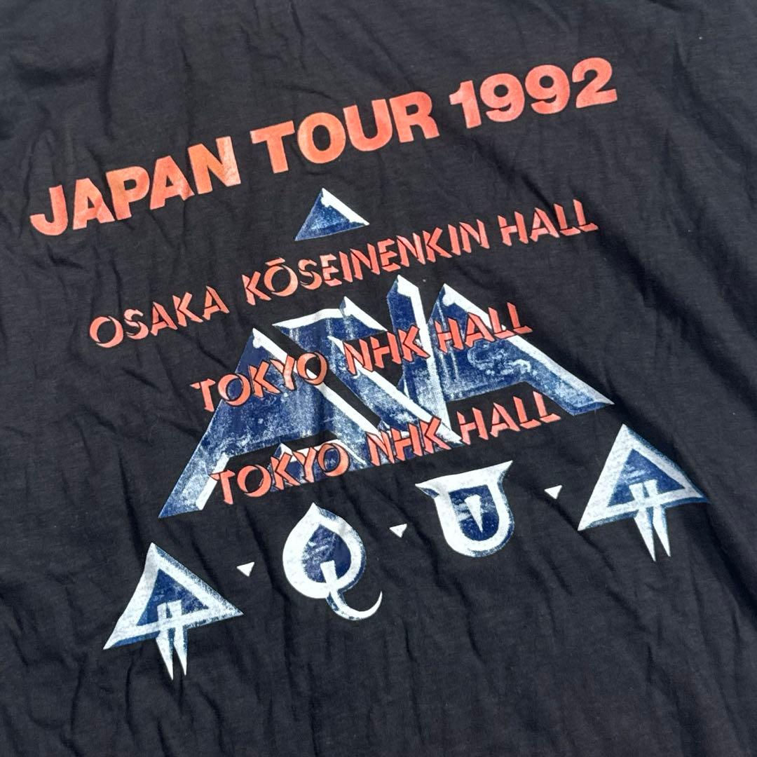 希少 90s ASIA バンド ツアーTシャツ ヴィンテージ 当時物 L