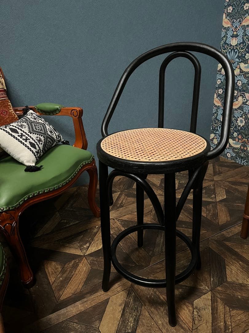 ラタン ビンテージ ベントウッドチェア 椅子 ハイチェア インテリア