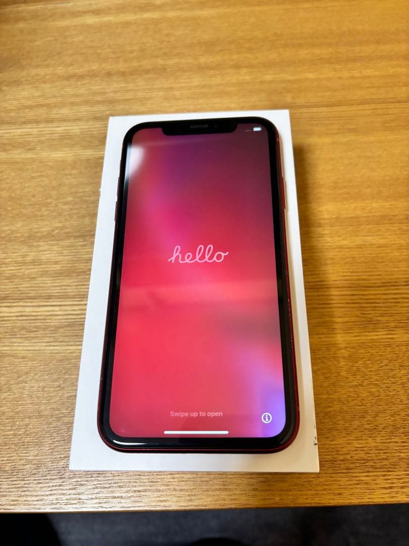 Apple iPhone XR RED 赤 本体　128GB SIMフリー