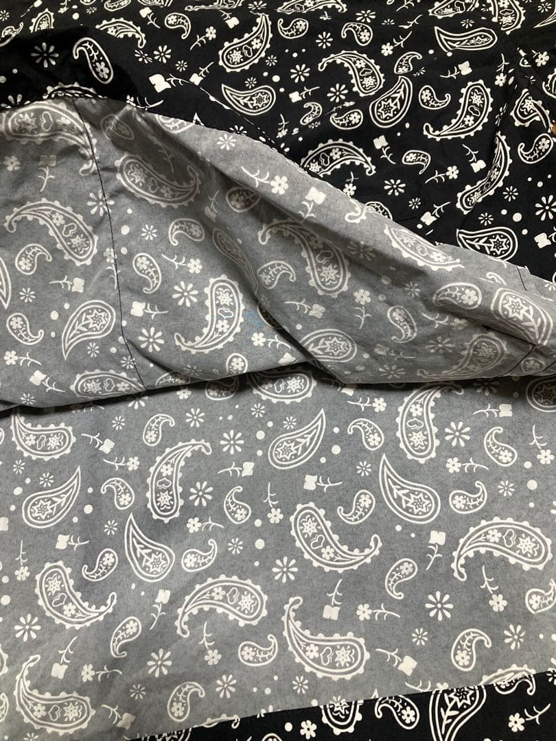 Naptime. ナップタイム　ナイロンパーカー　総柄　ブラック　Nissy