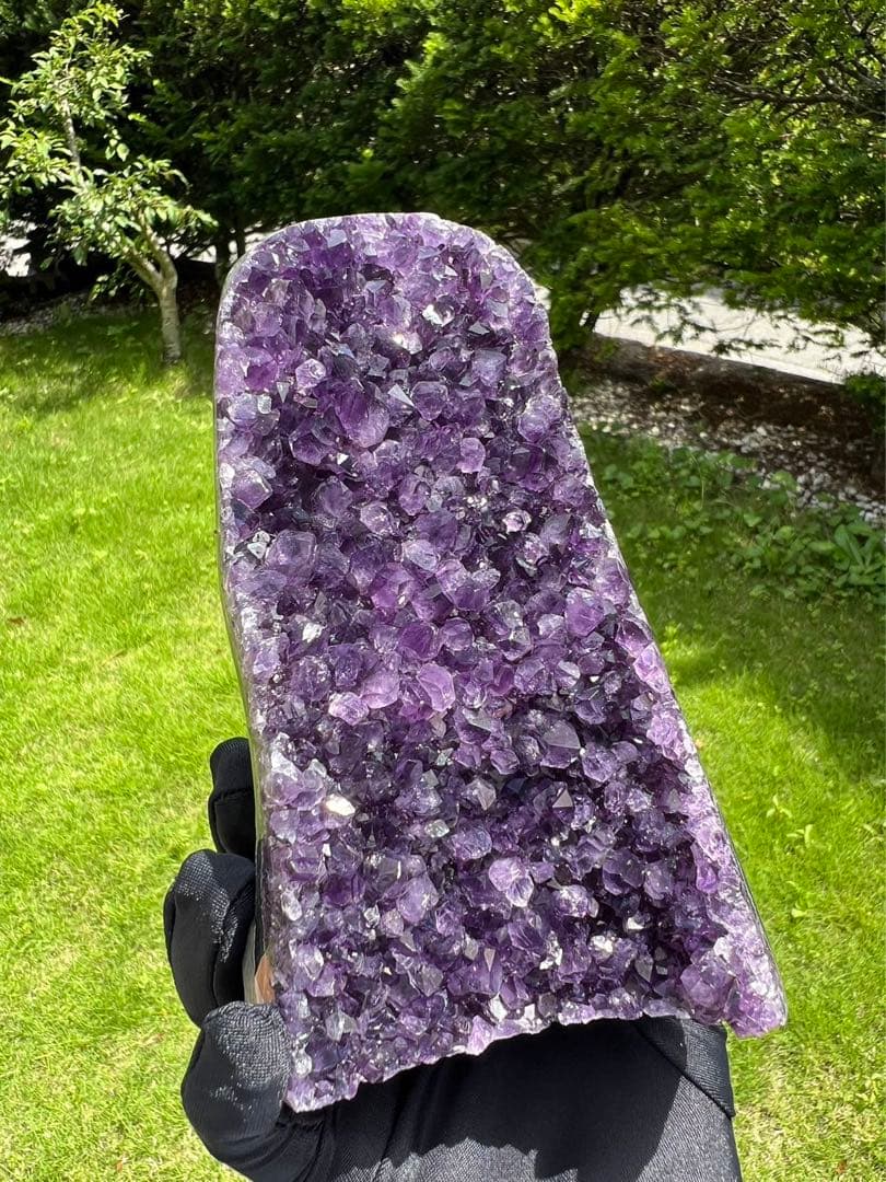 A724 高品質アメジストドーム クラスター ウルグアイ産 パワーストーン
