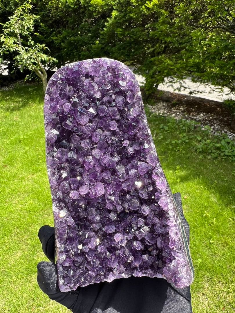 A724 高品質アメジストドーム クラスター ウルグアイ産 パワーストーン