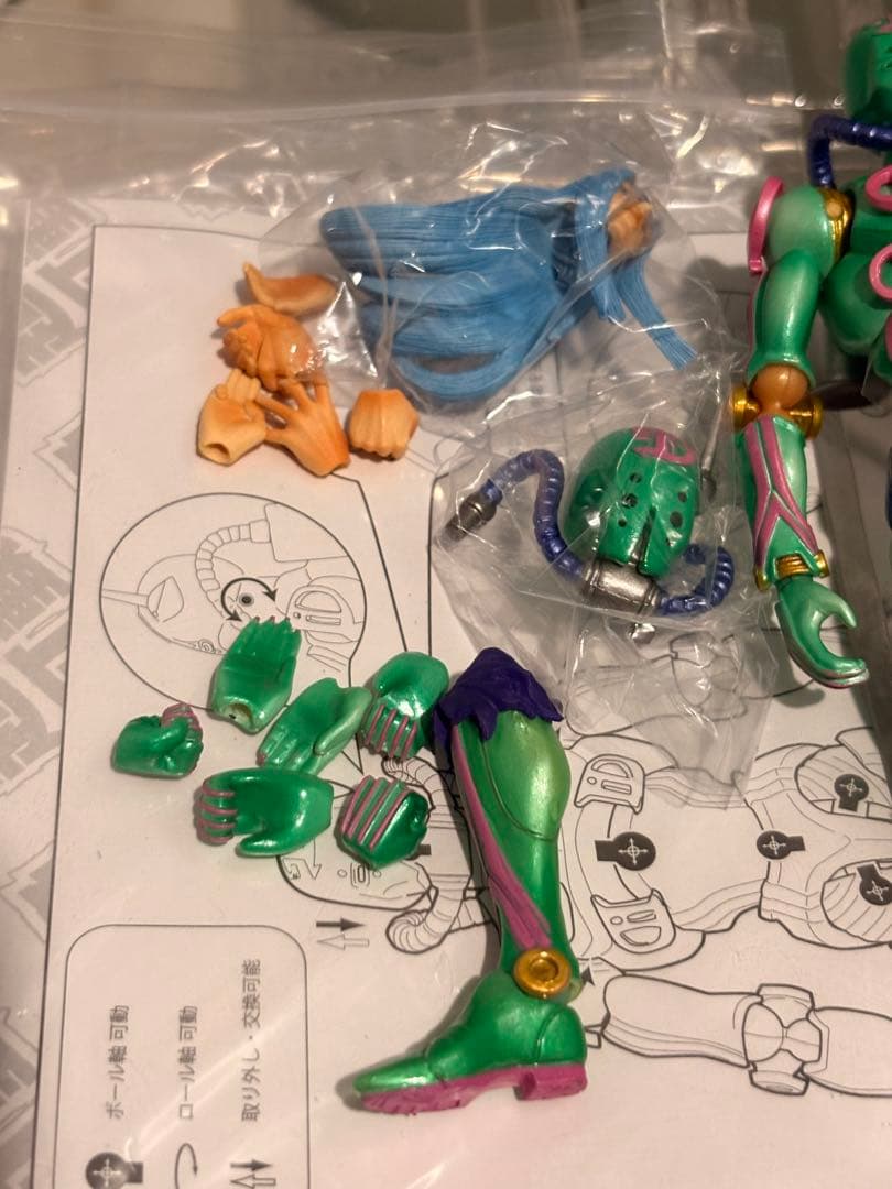 超像可動 アナスイ＆ダイバーダウン セット ジョジョの奇妙な冒険