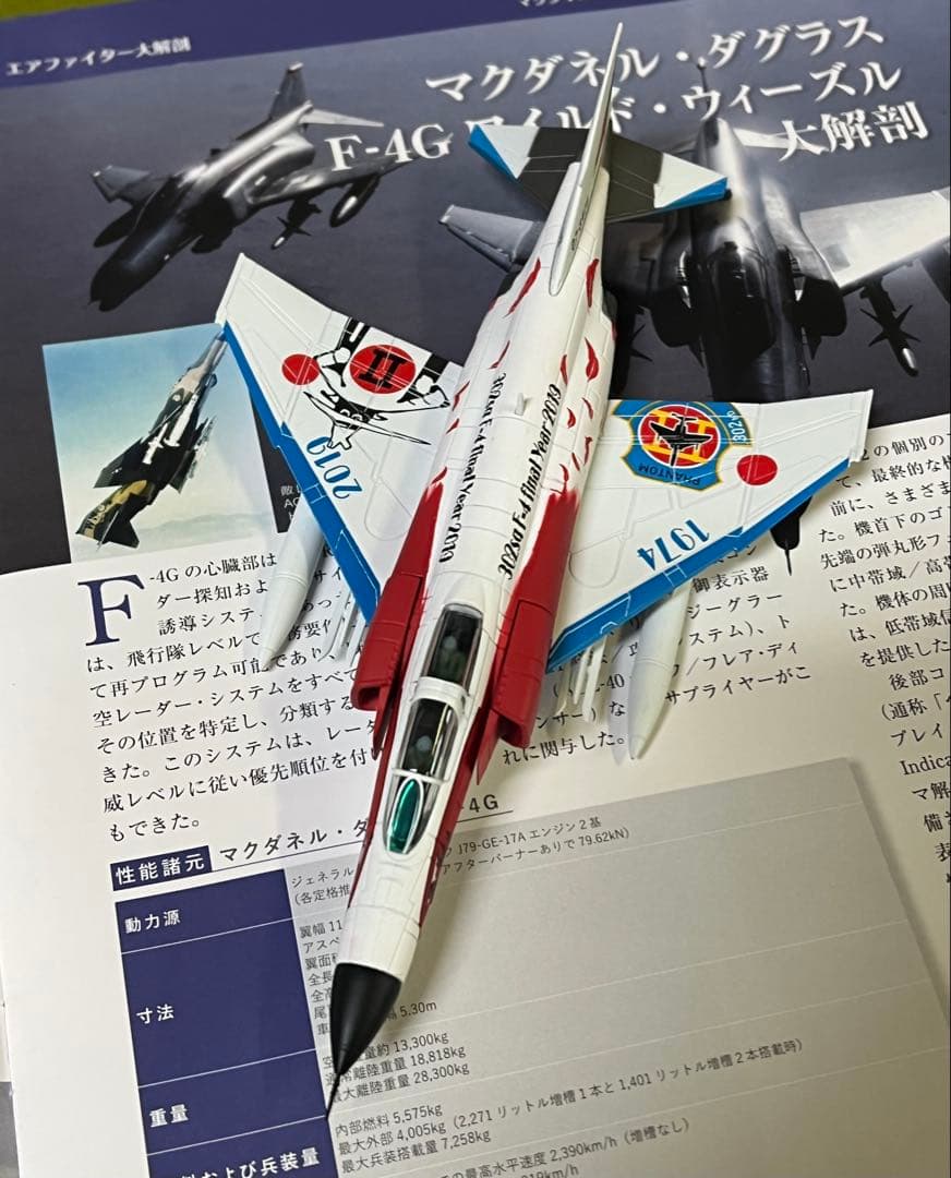 エアファイターコレクション F-4EJ改2019最終年度記念特別塗装機 サイン入