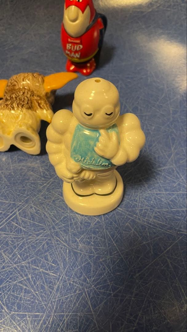 ソルト　ペッパー　ギズモ　ミシュラン　budman 陶器　置物　ビンテージ