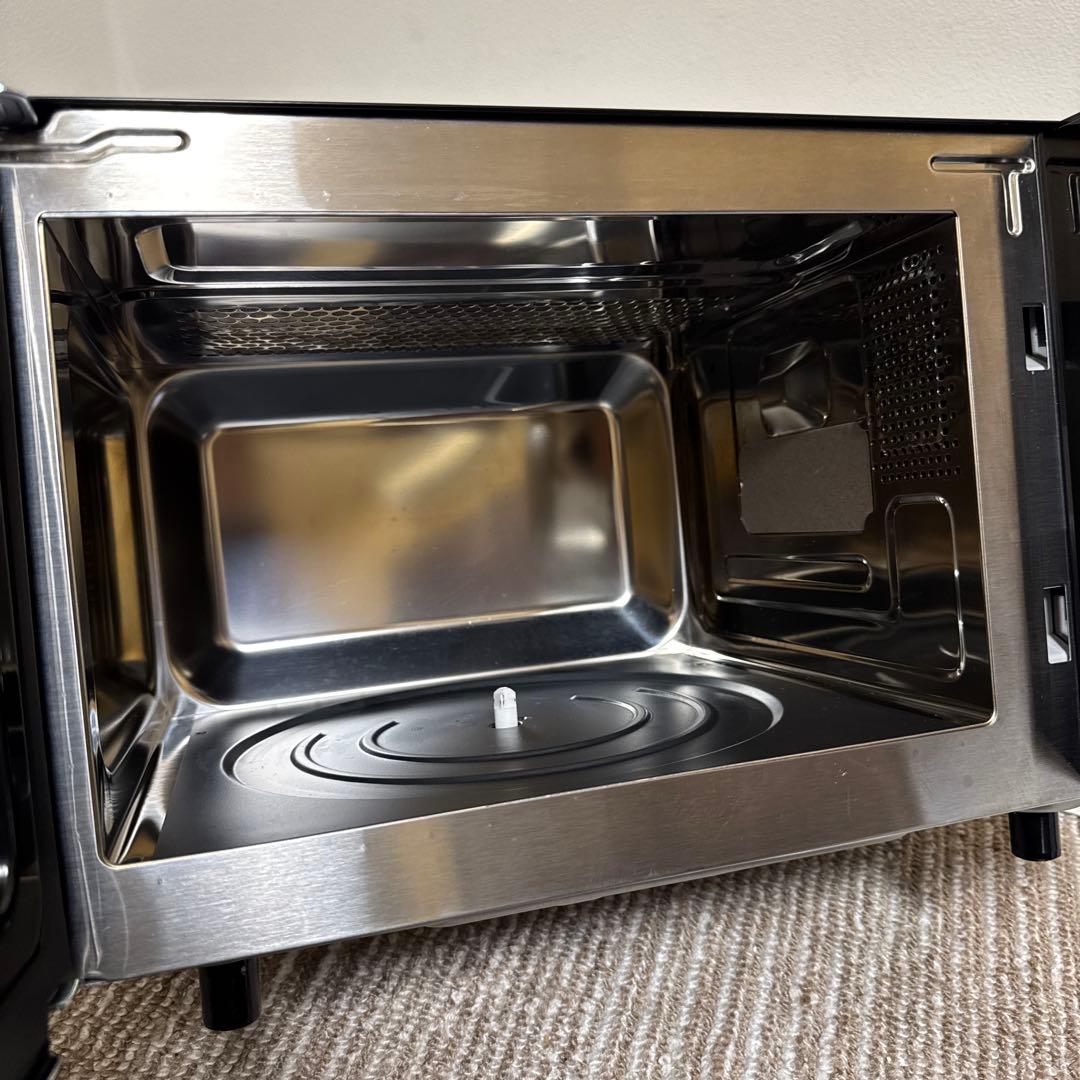 美品 アイリスオーヤマ オーブンレンジ 15L ターンテーブル スタイリッシュ