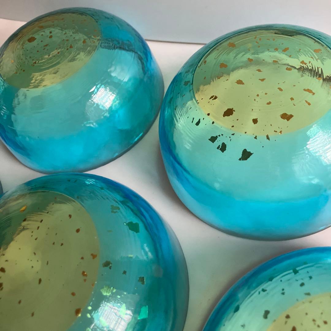 未使用　津軽びいどろ　小鉢　5客