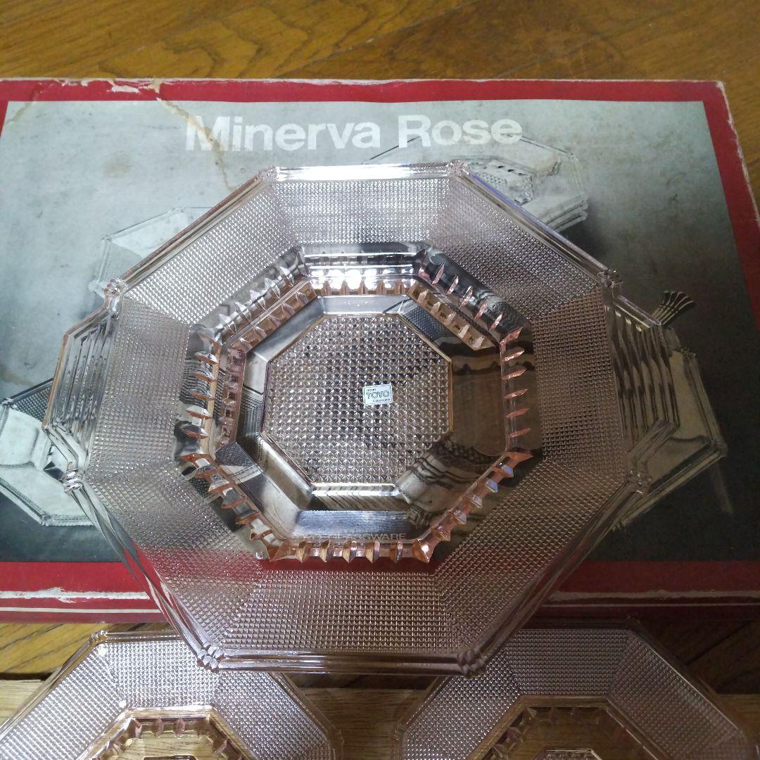 Minerva Rose 八角形皿 6枚セット