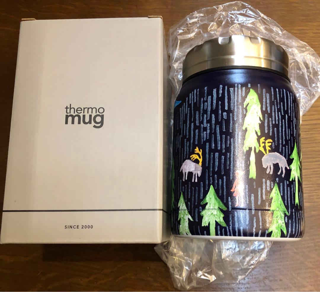 最終値下げ ミナペルホネン サーモス Thermos one day ネイビー
