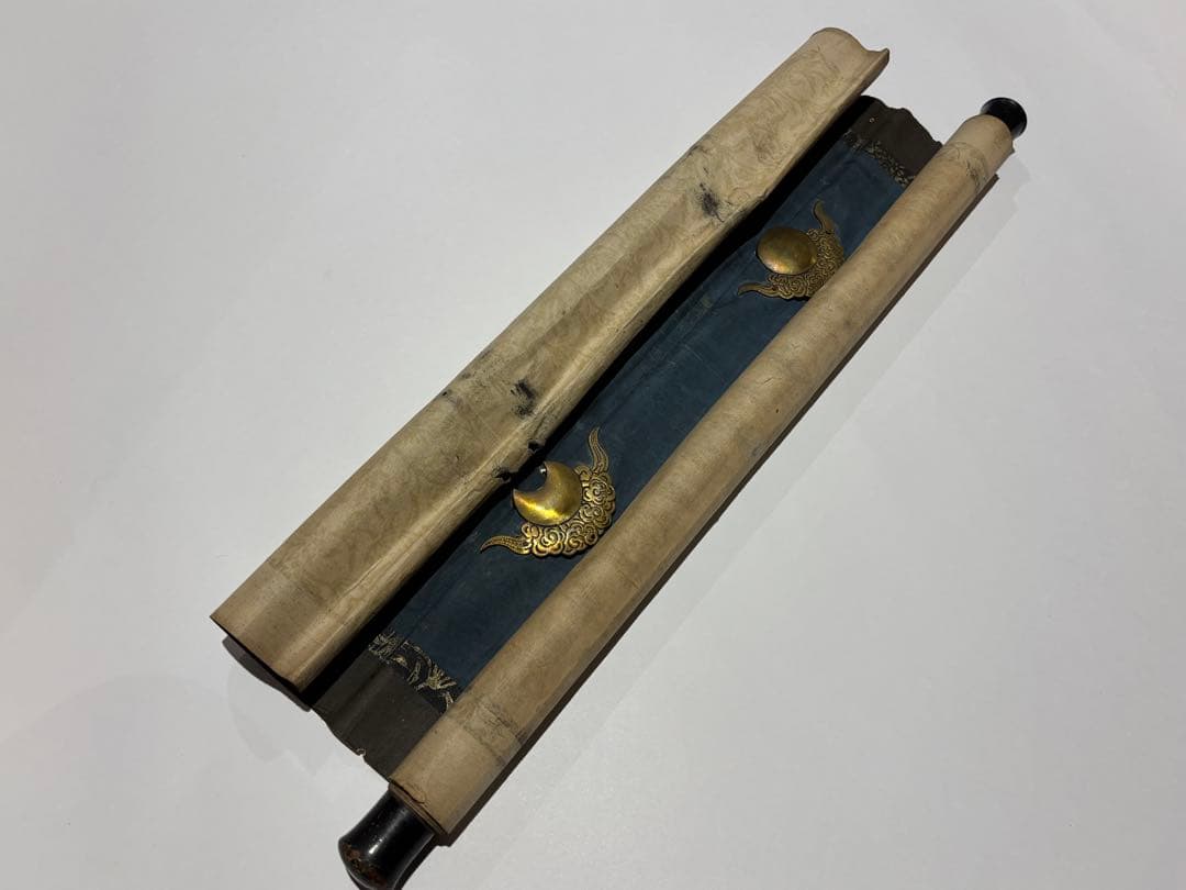 「歳徳神及び八将神図 日月飾り付」版彩色 1幅|陰陽道 牛頭天王 八将軍江戸時代