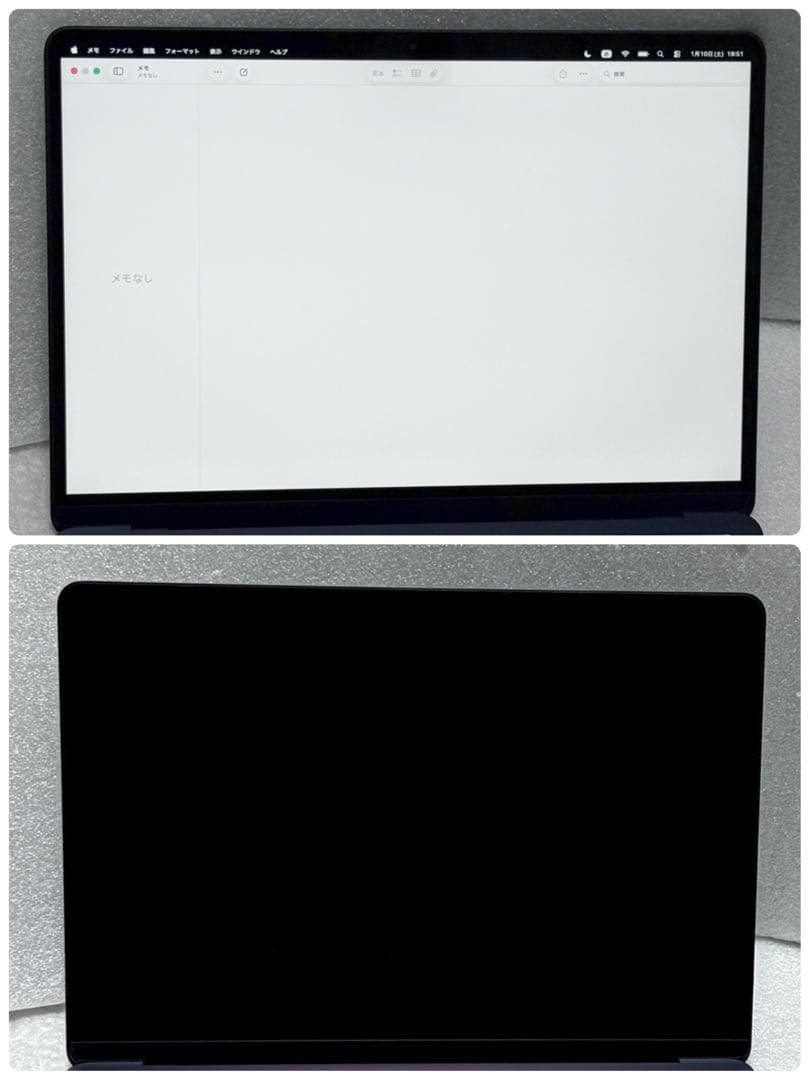 美品　バッテリー100%　充放電回数25回　MacBook Air 13 M2