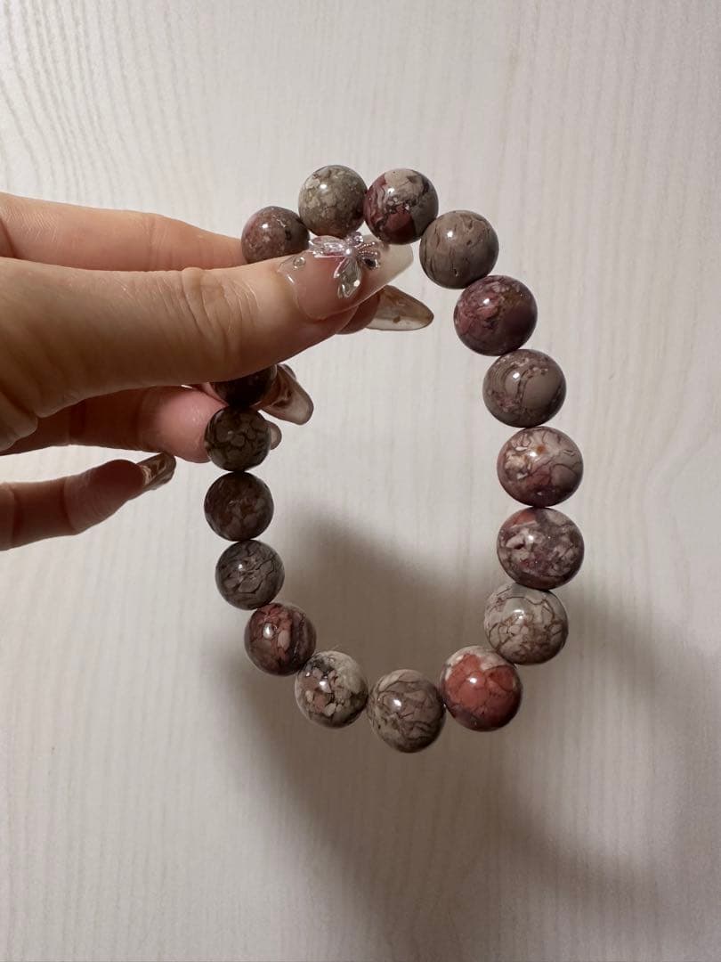 ［福袋］ブレスレット4点セット　爆裂アラシャン瑪瑙　フォシルコーラル　シャー太翠