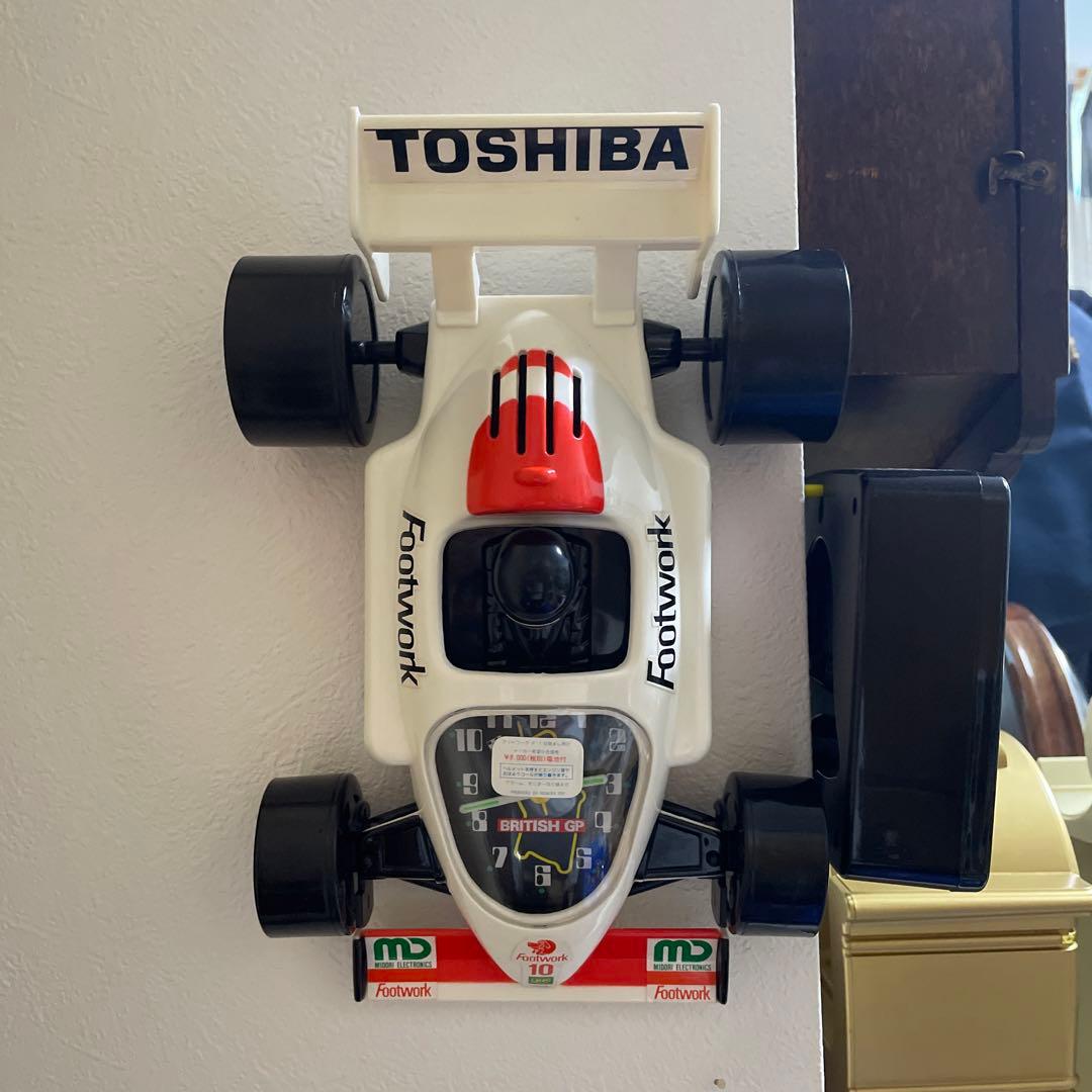 【入手困難】TOSHIBA Footwork F 1目覚まし　からくり　動作◎
