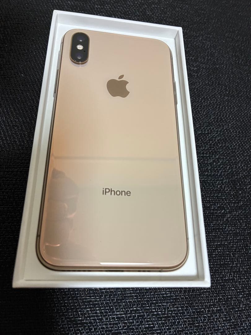 iPhone XS 64GB ゴールド　SIMフリー バッテリー状態81%